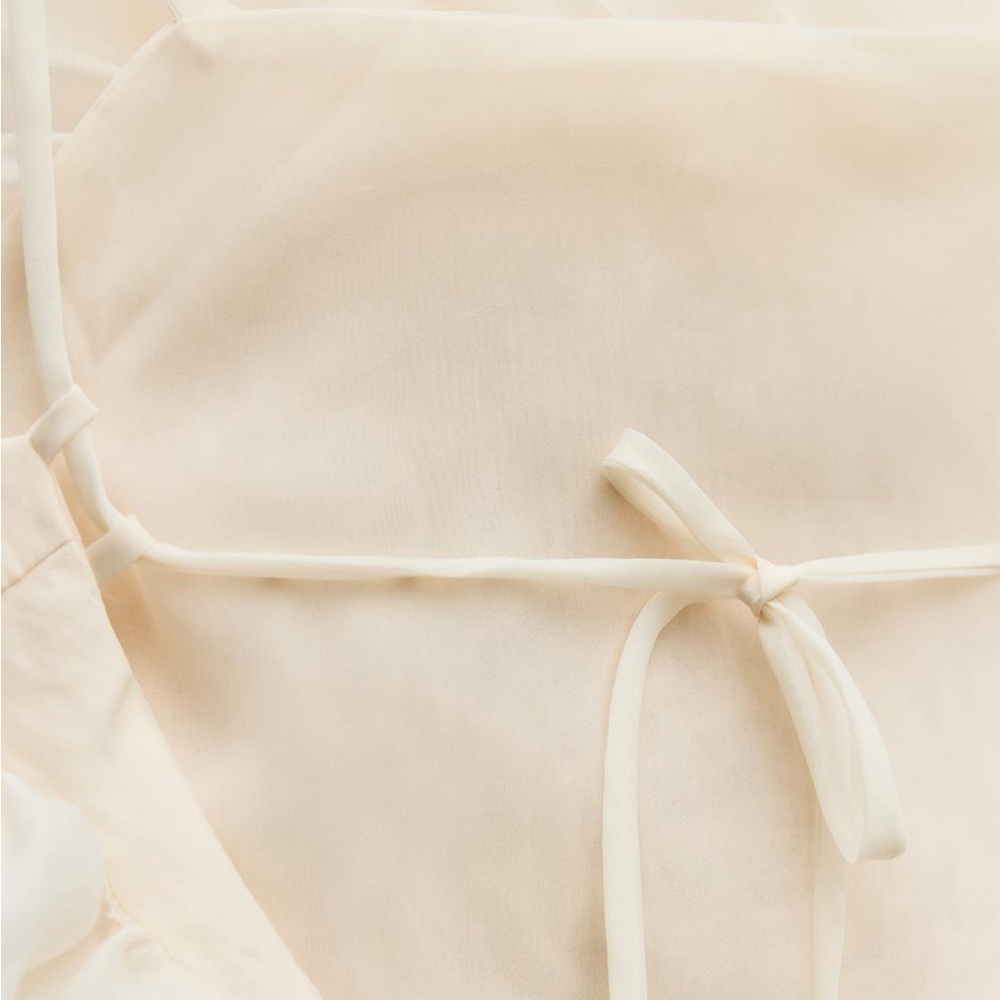 Zara maxi organza flower top - Picture 6 of 9
